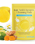 Turmeric kojic acid cleansing pads,