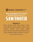 Duke Cannon Big Brick of Soap for Men - Sawtooth, Alpine Air and Cedarwood Scent, 10 oz (Pack of 3)