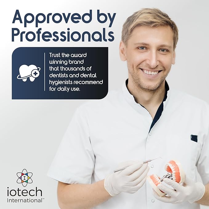 ioRinse Ultra Mouthwash is The Choice of 1,000s of Dentists as The Mouth Wash for Adults and Kids Oral Care and Hygiene. It's an Alcohol Free, Bad Breath Treatment and Gum mouthwash with Xylitol.