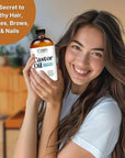 Castor Oil 100% Pure Organic Cold Pressed Unrefined Glass Bottle | USDA Certified Organic | Hexane Free Extra Virgin | For Hair Growth Eyebrows Eyelashes Skin and Castor Oil Pack Wrap