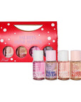 Victoria's Secret PINK 4 Piece Merry Mini Mists Gift Set: Warm & Cozy and Fresh & Clean, Assorted Scents