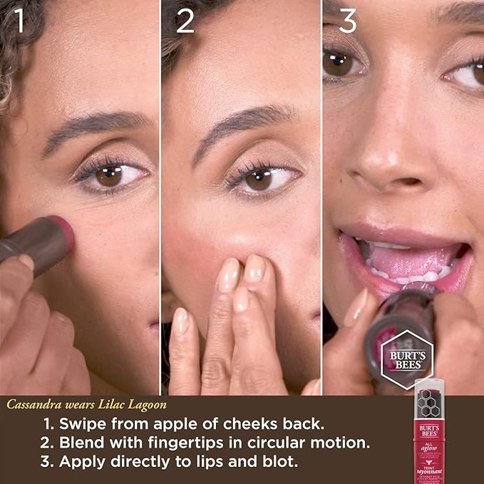 BURTS BEES Peach Pond All Aglow OZ