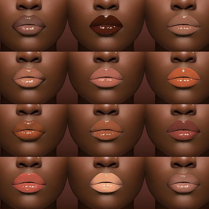 Juvia's Place Coffee Shop Lip Gloss - Chocolate Drip - Hydrating Butter Lip Gloss for Women, Long-Lasting Shine, Moisturizing Glass-like Finish, Plumping Non-sticky, Suitable for every vibe