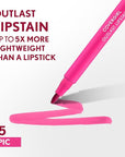 COVERGIRL Outlast, 15 Epic, Lipstain, Smooth Application, Precise Pen-Like Tip, Transfer-Proof, Satin Stained Finish, Vegan Formula, 0.06oz