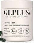 GLP-1 Supplement for Women and Men | Hunger & Metabolism Support - Expert Formulated to Support GLP1 | Probiotic and Prebiotic (60 Capsules)
