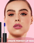 Peel Off Lip Stain Lip Tint Matte Liquid Lipstick Nude Lip Gloss Long Lasting Waterproof Lip Tint Stain Non-stick Cup Peel Off Lipstick Lip Makeup for Women Girls - 01