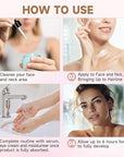 Face Tanning Drops to Add to Lotion,14 Day Long Lasting Effect Face Self Tanner Bronzing Drops, Natural Organic Ingredients, Quick Tan Drops, Self Tanning Drops for Face and Body