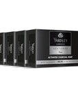 Yardley London Gentleman Classic Activated Charcoal Soap, with 99.9% Germ Protection and Deep Cleansing of Skin - Pack Of 4 (100 g each)