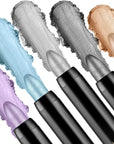 Boobeen Eyeshadow Pencil Crayon Waterproof Stick Shimmer Cream Pen - Create Glitter Eye Makeup, Easy to Use