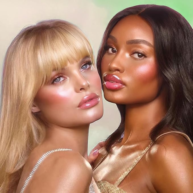 4 Colors Lip Oil Lip Glaze, Hydrating Lip Glow Oil Big Brush Head Shiny Moisturizing Lip Gloss, Long Lasting Non-sticky Fresh Transparent Tinted Plumping Lip Oil- Set A