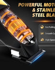 Ufree Hair Clippers for Men, Professional Clippers and Trimmers Set, Cordless Clippers for Hair Cutting, Beard Trimmer, Barber Clippers, Rechargeable Electric Shaver, Gifts for Men, Black Gold