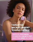 FOREO BEAR Mini Microcurrent Facial Device - Face Sculpting Tool - Firm & Contour - Reduce Double Chin - Non-Invasive - Increases Absorption of Facial Skin Care Products - Pearl Pink
