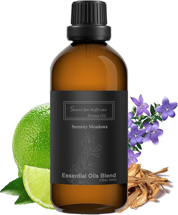 Serenity Meadows 100ML Essential Oil Inspired by Westin Hotel, Hotel Pure Aromatherapy Diffuser Oil with Honeydew, Pear, Apple for Scent Air Machine, Home Luxury & Hotel Scents