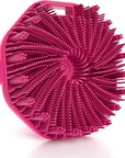 Silicone Body Scrubber, Exfoliating Body Wash Scrubbers Exfoliator, Shower Body Brush for Effective Showering Exfoliation and Gentle Massage (Red)