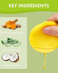 25pads turmeric cleansing pads, travel-friendly