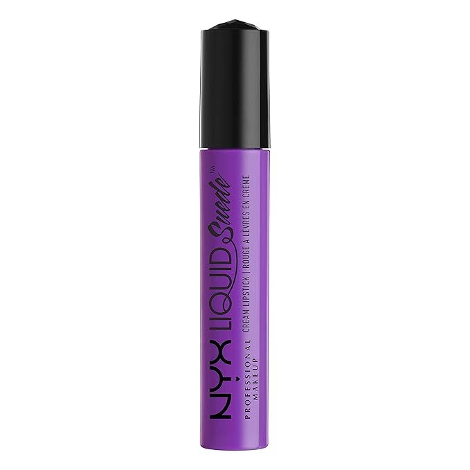 NYX PROFESSIONAL MAKEUP Liquid Suede Cream Lipstick - Run the World (Bright Violet With Pink Undertones)