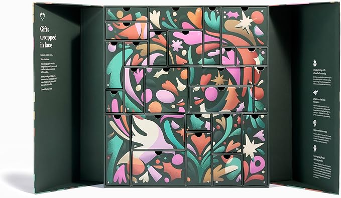 The Body Shop Ultimate Beauty Advent Calendar- 25 Piece Gift Set, Includes Body Butters, Shower Gels & Creams, Hand Balms and More