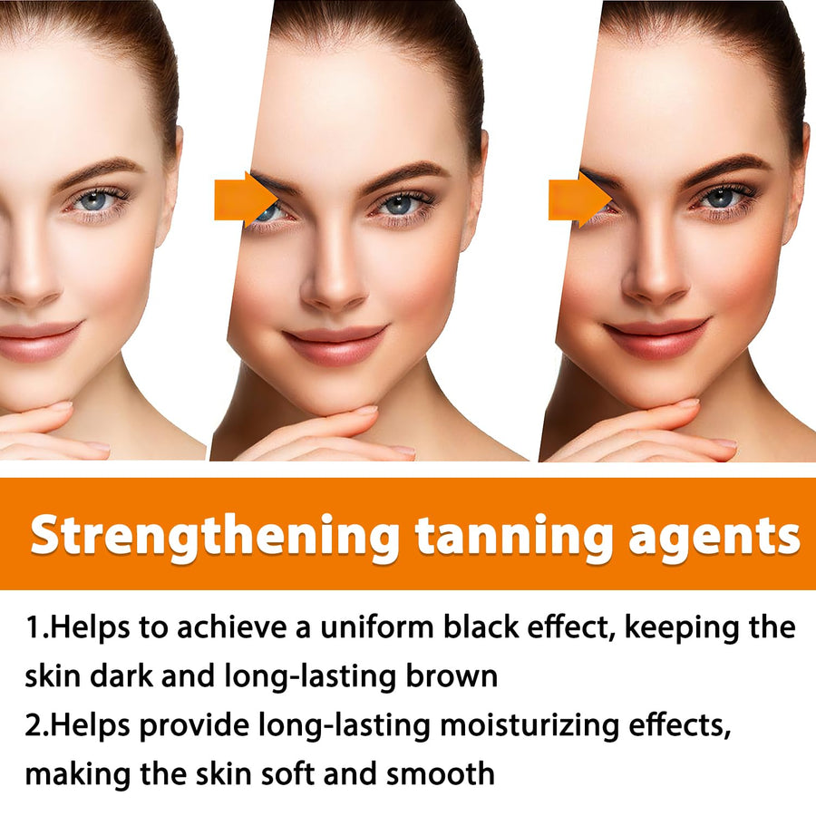 Luxury Intensive Tanning Gel, Natural Tanning Accelerator Cream Gel, For Sunbeds & Outdoor Sun(2PCS)