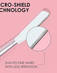 JAPONESQUE - SKINTherapy Dermaplaning Facial Razors - Two Blade Sizes with Interchangeable Handle, Eyebrow Razor, Ultra Sharp Japanese Blades, For Hair Removal, Multipurpose Exfoliating
