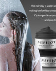 Black Temporary Hair Color Wax, Instant Natural Hairstyle Cream Dye, Washable Styling Pomadesfor Men Girls Women Youth, Disposable Coloring Mud for Party Cosplay DIY Halloween