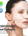 SUNGBOON EDITOR Deep Collagen Niacin-Vita C Overnight Mask | Brightening & Wrinkle Care Mask | 2,160,000PPB Collagen + Niacinamide + Vita C | Stocking Stuffers for Women | Korean Skincare, 4ea
