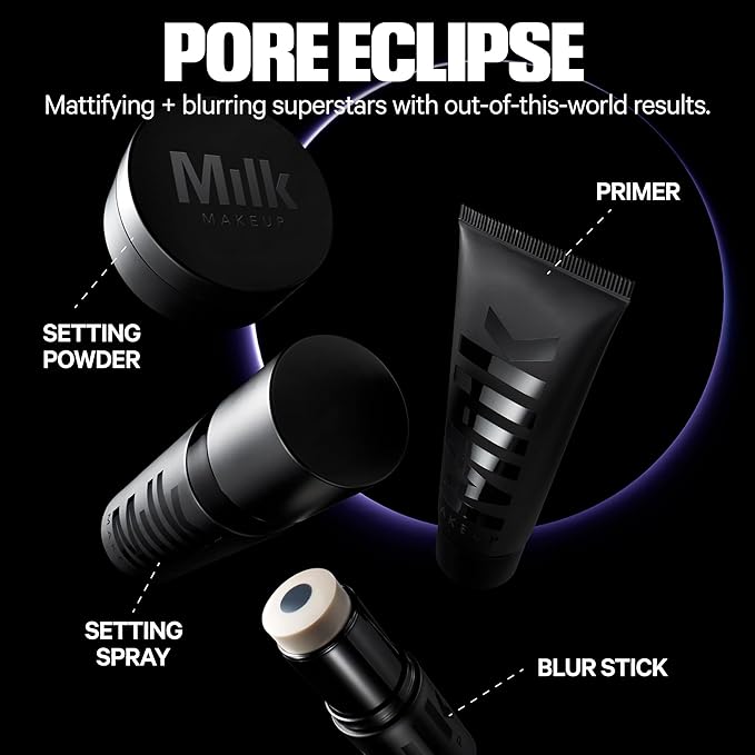 Milk Makeup Pore Eclipse Matte Translucent Setting Powder, Cruelty Free 55 oz