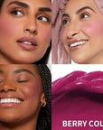 AKARY Velvet Mousse Liquid Blush Makeup for Cheeks, (Fine Flash))