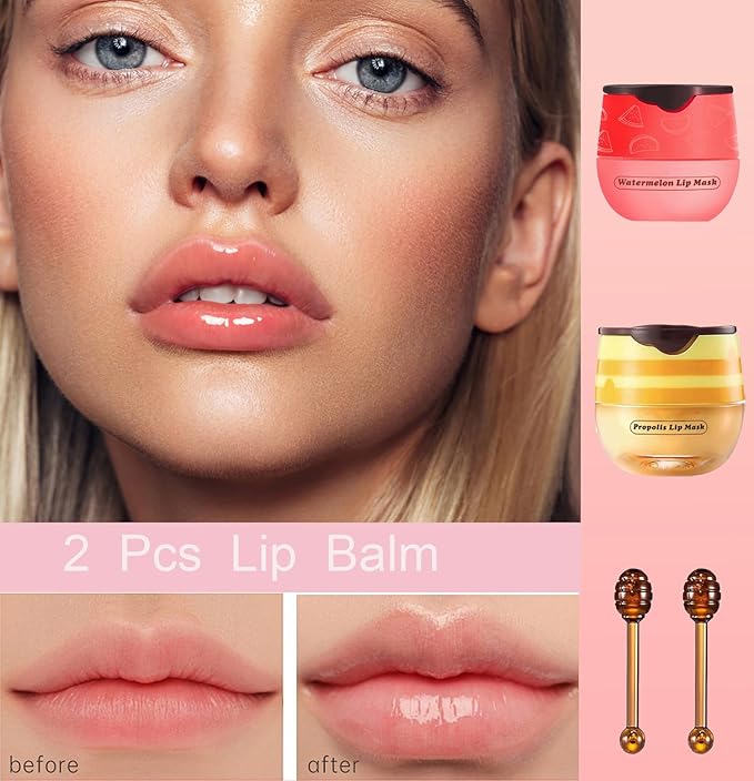 2 PCS Bee Lip Balm Honey