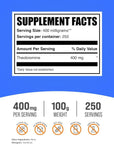 BulkSupplements.com Theobromine Powder - Theobromine Supplement, Nootropic Supplement - Energy Support, Gluten Free, 400mg per Serving, 250 Servings, 100g (3.5 oz) (Pack of 1)
