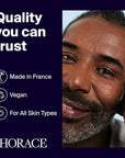 HORACE Healthy Glow Fluid for Men – Tinted Fluid Cream – Universal Shade for All Skin Types – 97% Organic & Natural Ingredients – No Parabens, Silicones, or Mineral Oils – 30 ml