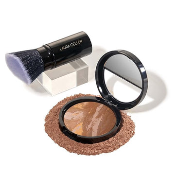 LAURA GELLER NEW YORK Baked Balance-n-Brighten Foundation with Set, Tan