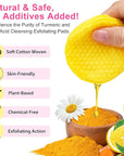 Turmeric kojic acid cleansing pads,
