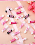 25 Pack Breast Cancer Awareness Accessories Gifts Bulk Lip Balms Favors Pink Ribbon Lip Balms Favors Breast Cancer Awareness Month Support Party Items Decorations for Women Men Survivors