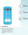 Neutrogena Hydro Boost Body Moisturizing Gel Cream with Hyaluronic Acid, Non-Greasy & Fast Absorbing, Lightweight Hydrating Body Lotion for Normal to Dry Skin, Fragrance-Free, 16 oz (Pack of 2)