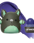 Lip Smacker Squishmallows Moisturizing Lip Balm, Fun Soft Squishy Collectible Top, Blackberry Flavored Hydration - Aldous