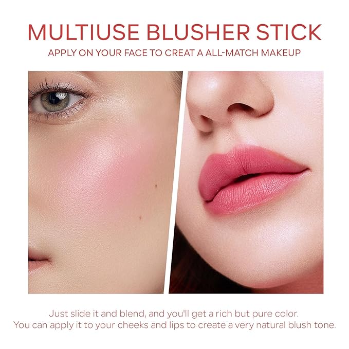 KYDA Water Jelly Tint Blush, Coral, Jelly Tinted Lasting Moisturising