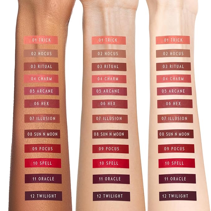 ETERNAL LIP MATTE-Long Lasting Lip Stain, Waterproof & Transferproof Lip Tint, Mask-friendly, Matte Finish Lipstick, Lightweight, High Coverage, Stocking Stuffers For Teen Girls (04 CHARM)