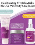 TriLASTIN Maternity Stretch Mark Prevention Cream oz
