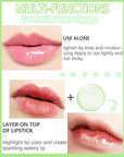 Tinted Moisturizing Lip Glow Oil,Hydrating Plumping Lip Gloss Lip Care Clear Toot Lip Oil for Dry Lip,Glow Reviver Lip Oil,Shine Lip Tint Stain Lip Care Product,Christmas Makeup Gift for Women-#016