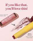 Burt’s Bees Tinted Boosted Balm, Misty Mauve, Hydrating Tinted Lip Balm with Vitamin C, E, and F Core, 24 Hour Lip Moisturizer with Responsibly Sourced Beeswax, 100% Natural Origin, 1 Count, 0.16oz