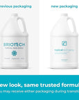 BRIOTECH Topical Skin Spray, Hypochlorous Acid Spray for Body & Face, Eyelid Cleanser, HOCl Facial Mist, Support Against Irritation, Calm Redness, Soothe Foot & Scalp, 128 fl oz (4 Pack)