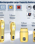 Hair Clippers for Men, Professional Beard Trimmer Mens Shaver Electric Razor Nose Trimmer Kit, Cordless Barber Clippers and Trimmers Set, Hair Cutting Kit, Shaving Machines for Men Grooming Gifts