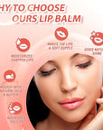 2Pack Big Brush Head Hydrating Lip Glow Oil Plumping Lip Tint, Hydrating Lip Gloss Tinted Lip Balm Transparent Lip Care, Long Lasting Nourishing Non-sticky Fresh Texture (Strawberry + Raspberry)