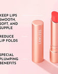 LAWLESS Forget the Filler Lip Plumping Line Smoothing Tinted Balm, Cherry Vanilla, Red, 0.09 Ounce