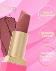 Juvia's Place The Nude Velvety Matte Lipstick A Mauve Moment - Nude, Long-lasting, Rich-Color Lip Makeup, Creamy Lipstick with Matte Finish, Beauty & Lip Products