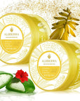 Aloderma Age-Defying Aloe Flower Essence Gel with 24K Gold Leaf, Made within 12 Hours of Harvest - Luxurious Aloe Gel with Allantoin & Hyaluronic Acid for a Shimmering, Youthful Complexion, 7oz 2-Pack