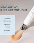 NuFACE FIX Serum - Line Smoothing Conductive Serum for Microcurrent with Triple Peptide, Hyaluronic Acid & IonPlex to Hydrate, Brighten and Enhance NuFACE Microcurrent Device Results (0.5 oz)
