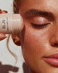 '+ Lux Unfiltered N°18 Illuminating Beauty Balm - Highlighter Stick with Mango Butter - Buildable and Blendable Highlighter Makeup Stick - Vegan & Cruelty Free - Salty (A Sheer Opal Gloss)