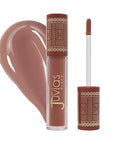 Juvia's Place Coffee Shop Lip Gloss - Cookie Butter - Hydrating Butter Lip Gloss for Women, Long-Lasting Shine, Moisturizing Glass-like Finish, Plumping Non-sticky, Suitable for every vibe