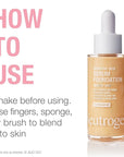 Neutrogena Healthy Skin Sensitive Skin Serum Foundation with Light/Medium 02, 1 oz